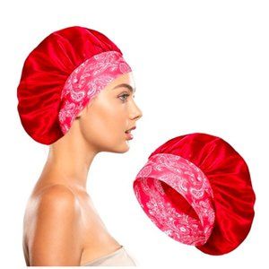 Women's Silky Satin Head Scarf Hair Wrap Cap Hat Headband Sleeping Bonnet
